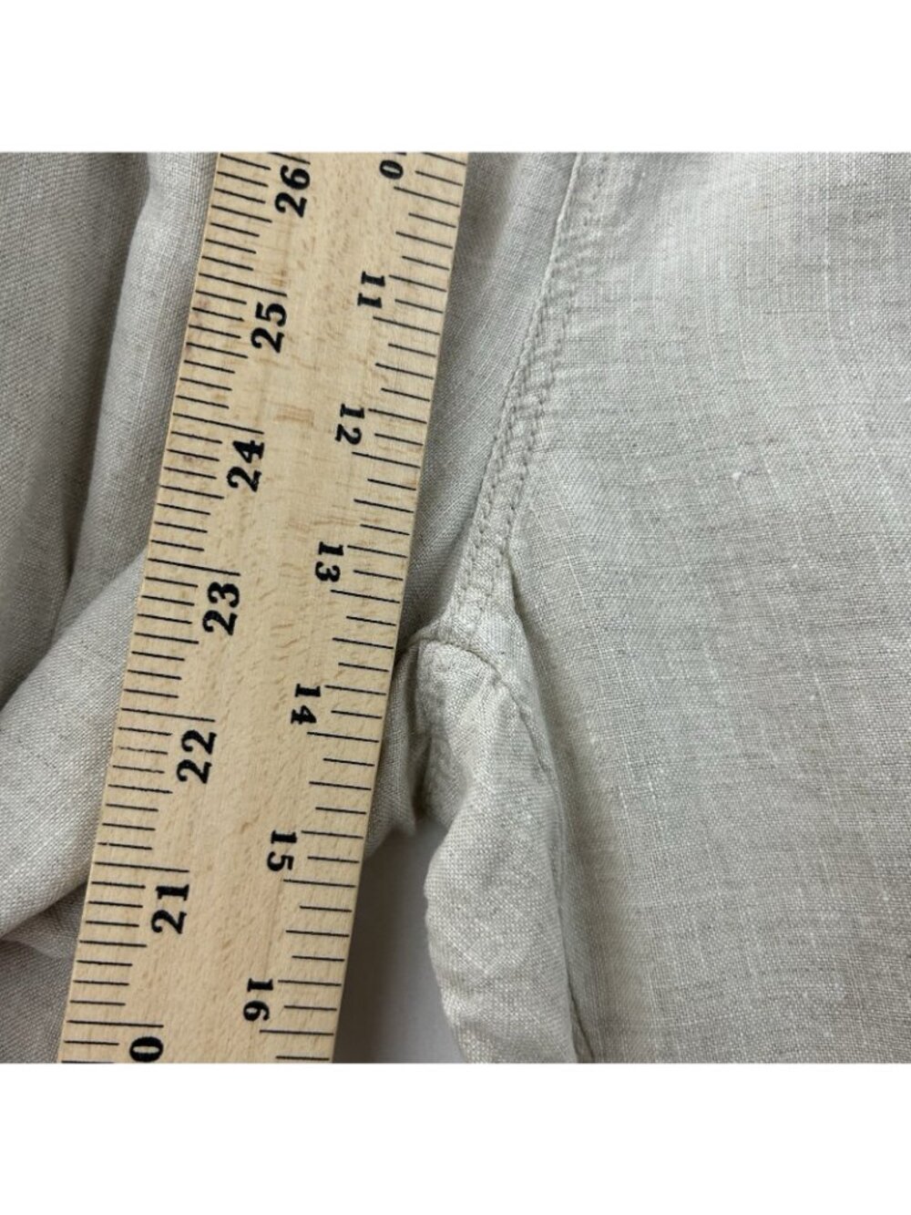 Tommy Bahama Pants Loose Cargo Beach Men’s XL 100% Linen Lounge Y2K Baggy Beige - Picture 4 of 14